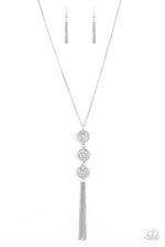 five-dollar-jewelry-triple-shimmer-white-necklace-paparazzi-accessories