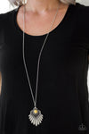 Inde-PENDANT Idol - Yellow Necklace - Paparazzi Accessories