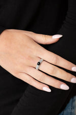 Brighten Your Day - Black Ring - Paparazzi Accessories