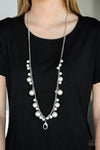 Theres Always Room At The Top - White Lanyard - Paparazzi Accessories