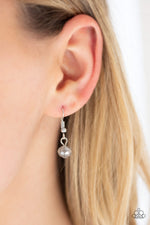 Dare To Dazzle - Silver Lanyard - Paparazzi Accessories
