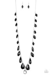 five-dollar-jewelry-glow-and-steady-wins-the-race-black-lanyard-lanyard-paparazzi-accessories