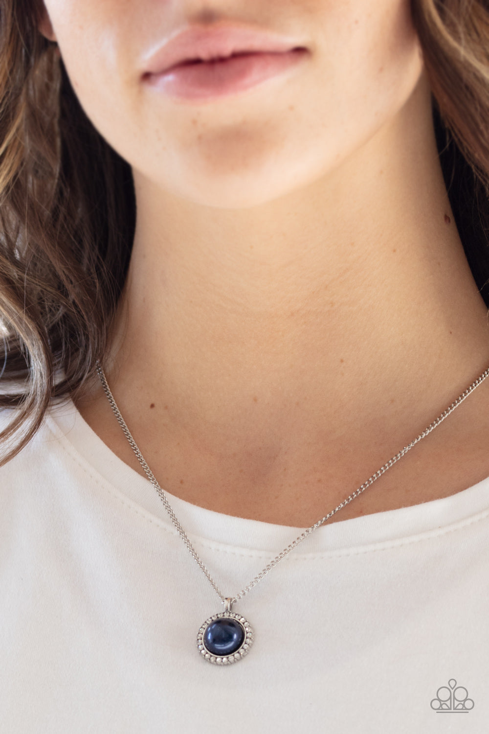 Wall Street Wonder - Blue Necklace - Paparazzi Accessories