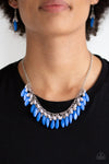 Bead Binge - Blue Necklace - Paparazzi Accessories