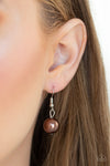 Get Off My Runway - Brown Necklace - Paparazzi Accessories