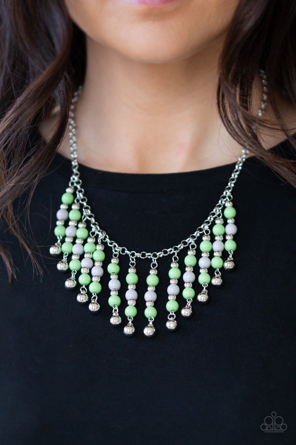 Your SUNDAES Best - Green Necklace - Paparazzi Accessories