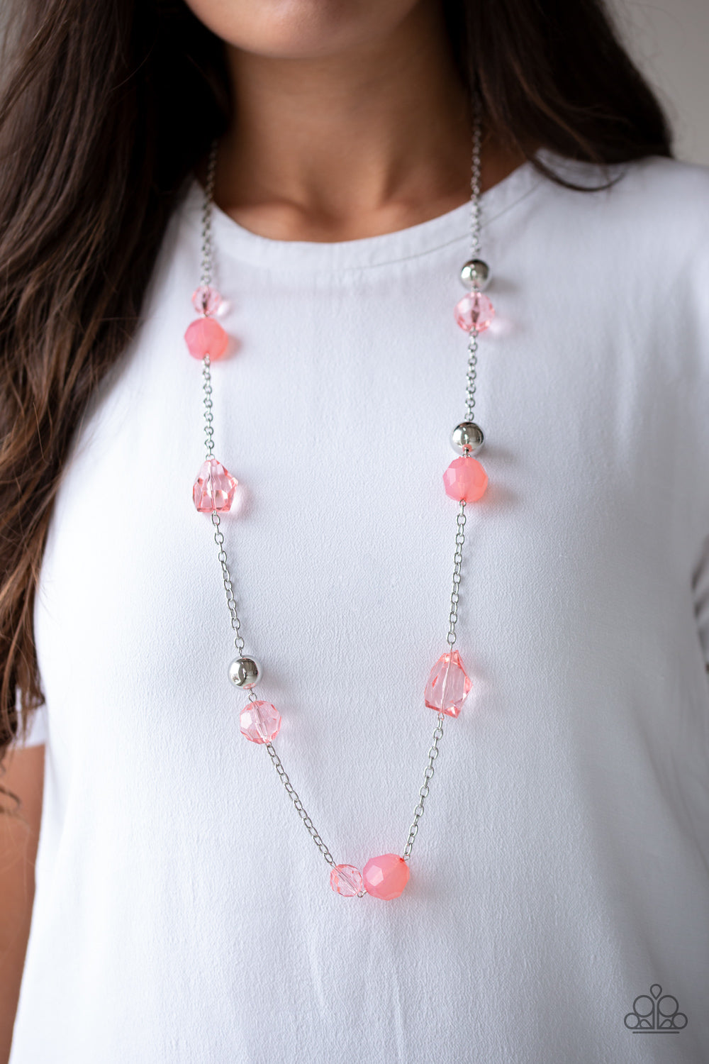 Royal Roller - Orange Necklace - Paparazzi Accessories