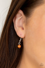 Time To Hit The ROAM - Orange Necklace - Paparazzi Accessories