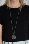 So Solar - Pink Necklace - Paparazzi Accessories