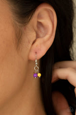 Dainty Distraction - Purple Necklace - Paparazzi Accessories