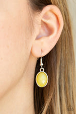 Mermaid Marmalade - Yellow Necklace - Paparazzi Accessories