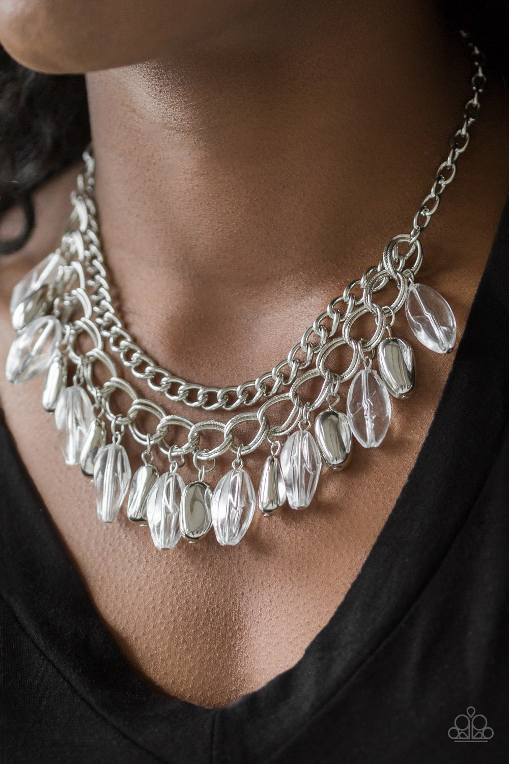 Spring Daydream - White Necklace - Paparazzi Accessories