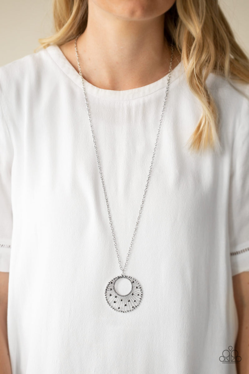 Urban Illumination - Silver Necklace - Paparazzi Accessories