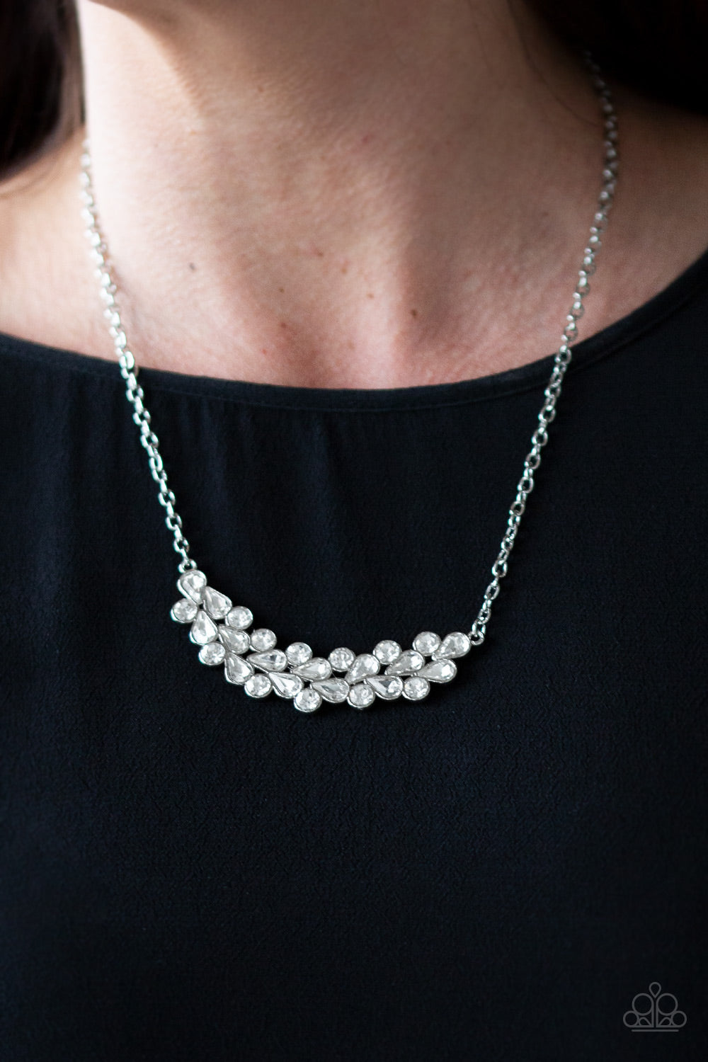 Special Treatment - White Necklace - Paparazzi Accessories