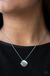 You GLOW Girl - White Necklace - Paparazzi Accessories
