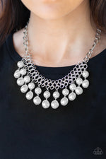 5th Avenue Fleek - White Necklace - Paparazzi Accessories