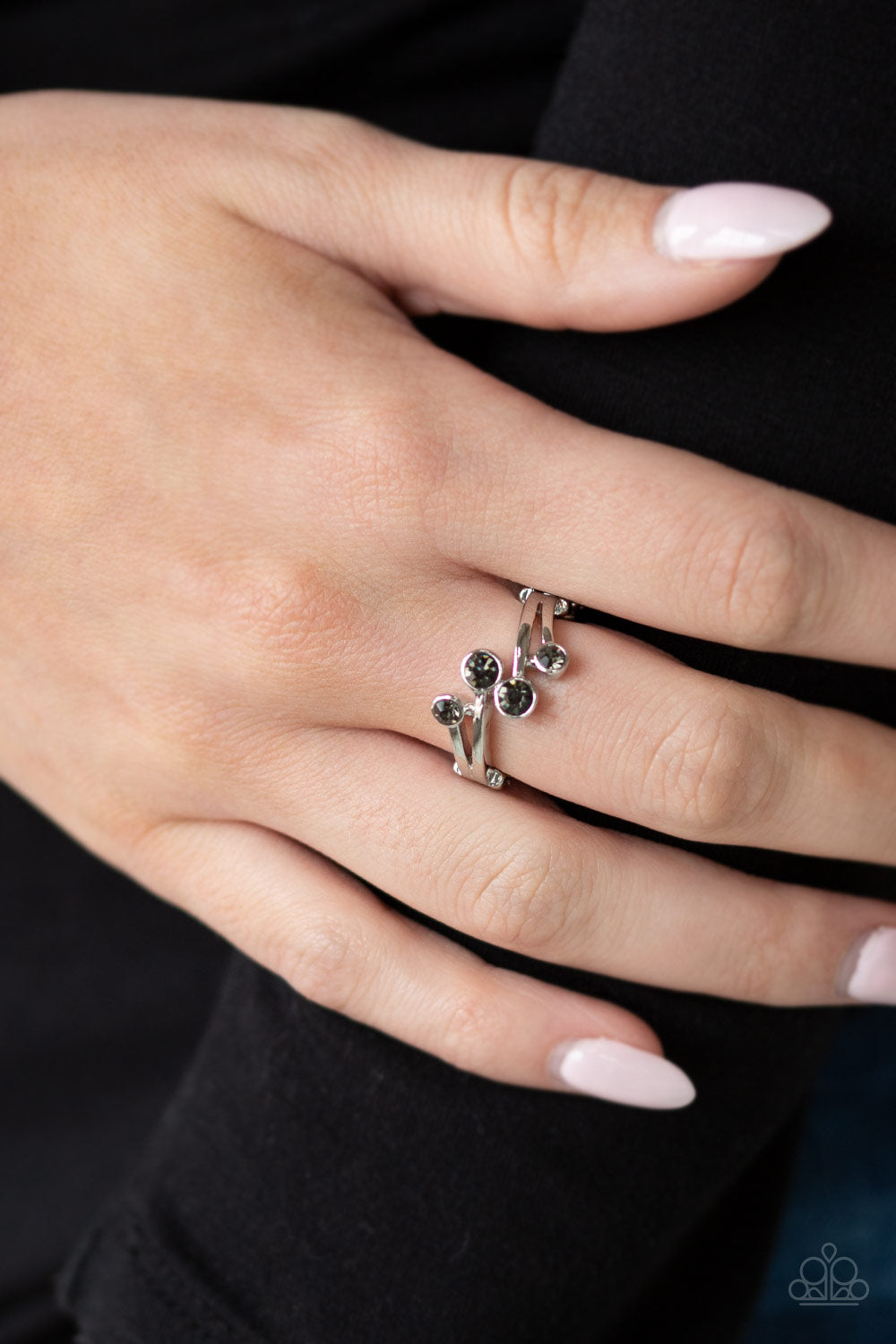 GLOWING Great Places - Silver Ring - Paparazzi Accessories