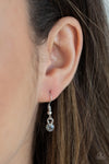 Diva In Diamonds - Silver Necklace - Paparazzi Accessories