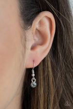 Diva In Diamonds - Silver Necklace - Paparazzi Accessories