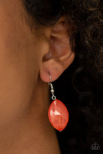 Beachfront Beauty - Orange Necklace - Paparazzi Accessories