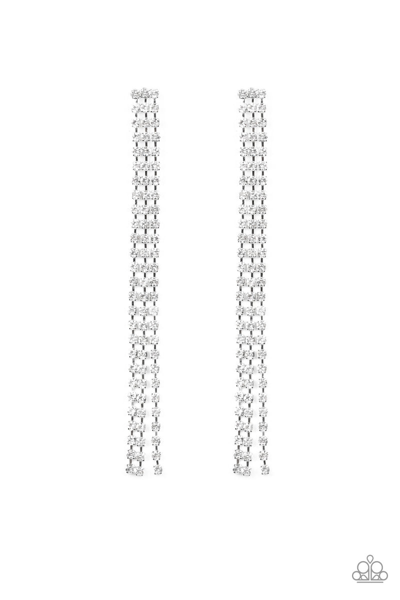 five-dollar-jewelry-stellar-starlight-black-post earrings-paparazzi-accessories