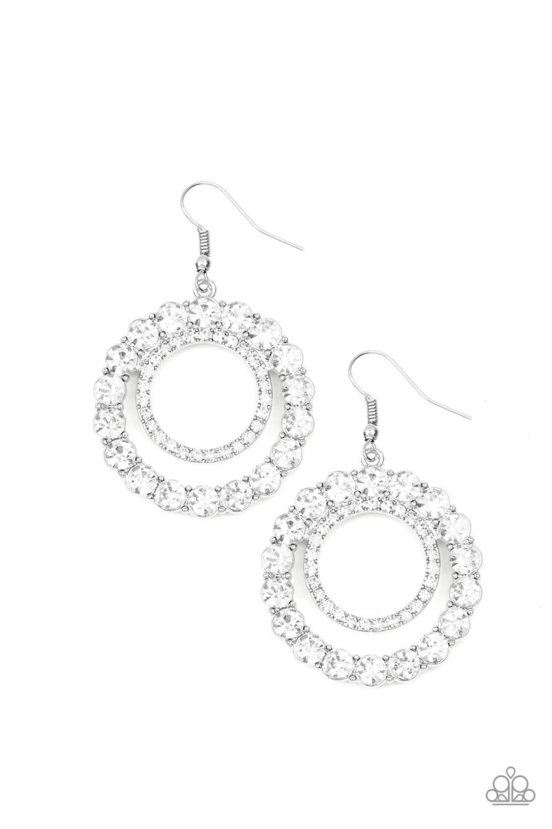five-dollar-jewelry-spotlight-shout-out-white-earrings-paparazzi-accessories