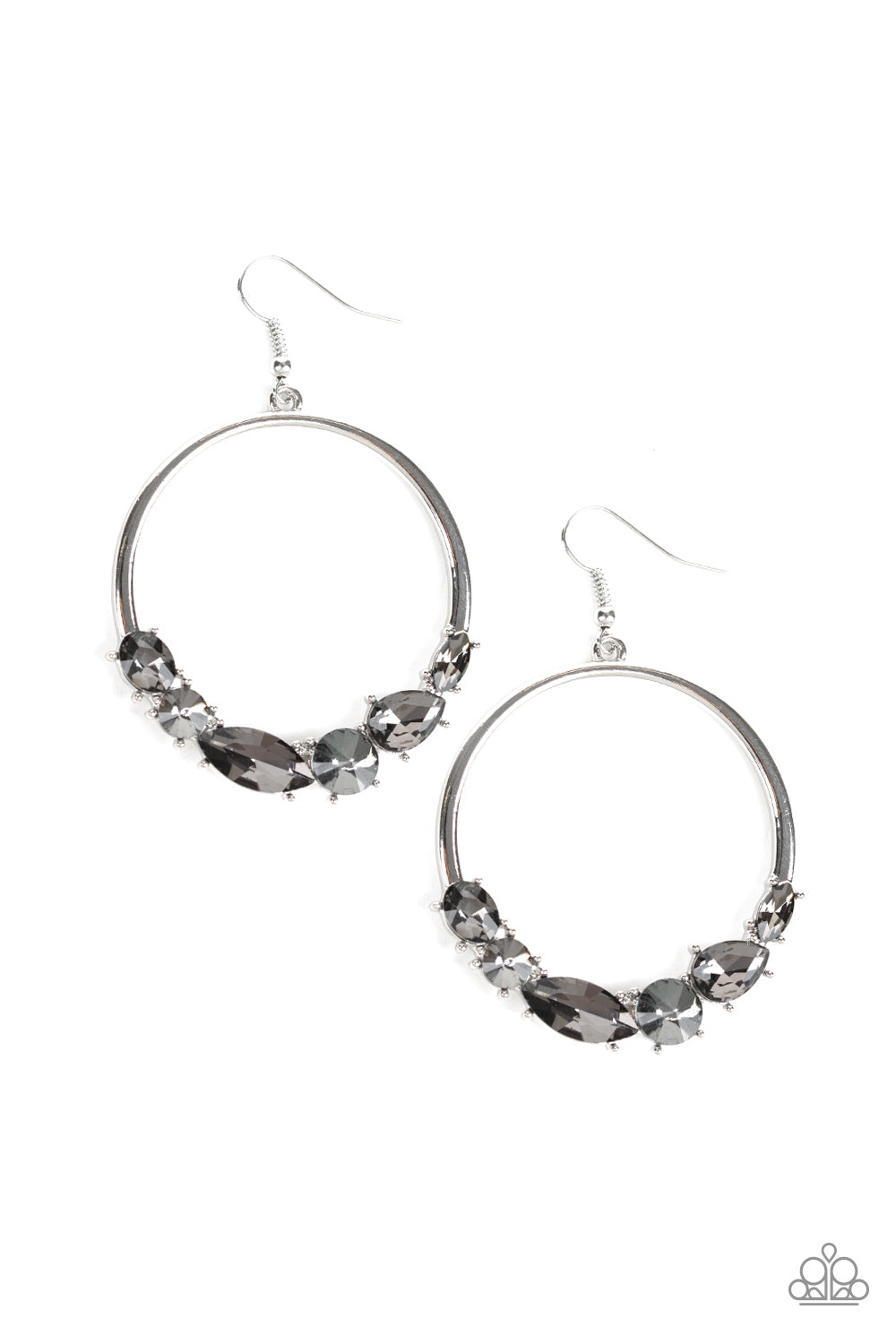 five-dollar-jewelry-legendary-luminescence-silver-earrings-paparazzi-accessories