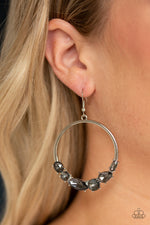 Legendary Luminescence - Silver Earrings - Paparazzi Accessories