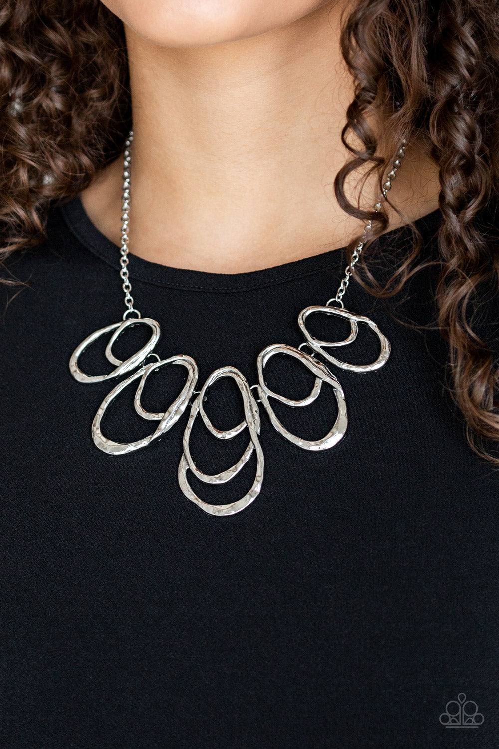 Terra Storm - Silver Necklace - Paparazzi Accessories