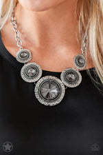 Global Glamour - Silver Necklace - Paparazzi Accessories