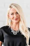 Global Glamour - Silver Necklace - Paparazzi Accessories