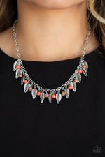 Boldly Airborne - Multi Necklace - Paparazzi Accessories