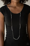Mainstream Minimalist - White Necklace - Paparazzi Accessories