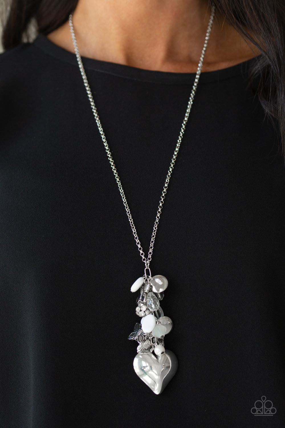 Beach Buzz - White Necklace - Paparazzi Accessories