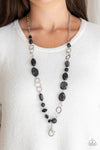 Prismatic Paradise - Black Lanyard - Paparazzi Accessories