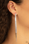 Flavor of the SLEEK - White Post Earrings - Paparazzi Accessories