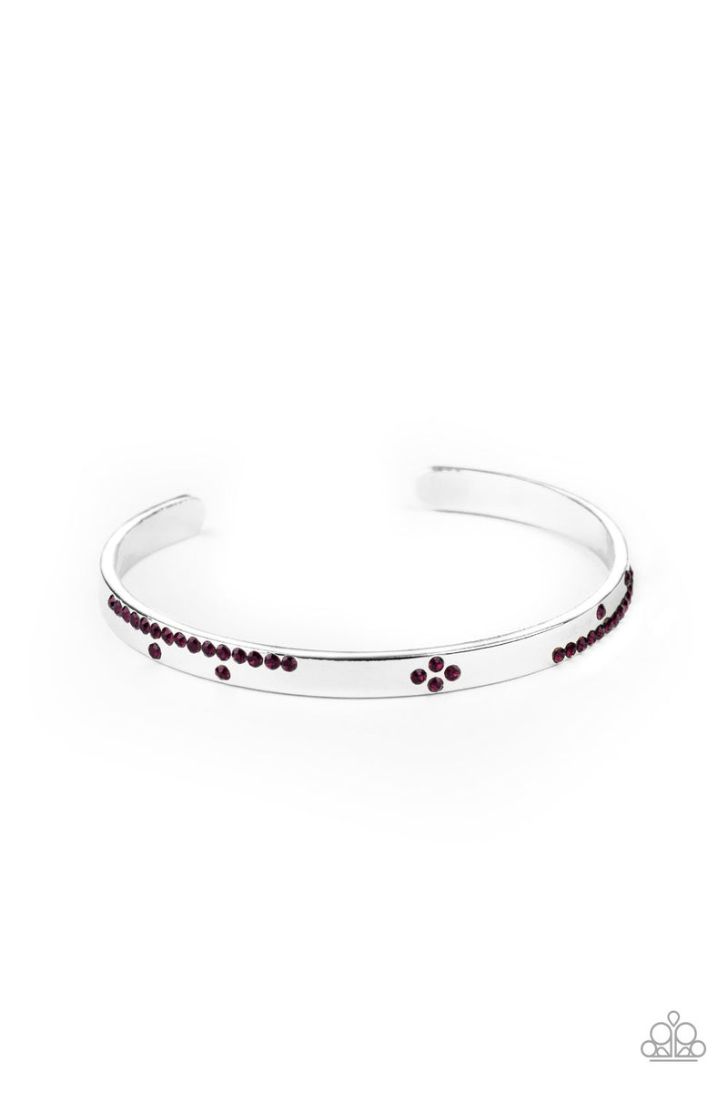 five-dollar-jewelry-dainty-dazzle-purple-bracelet-paparazzi-accessories