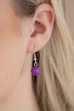 Miami Martinis - Purple Necklace - Paparazzi Accessories