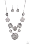 five-dollar-jewelry-metallic-patchwork-silver-necklace-paparazzi-accessories