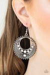 Boho Bliss - White Earrings - Paparazzi Accessories