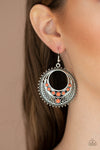 Boho Bliss - Orange Earrings - Paparazzi Accessories