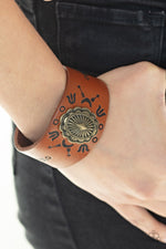 Desert Badlands - Brass Bracelet - Paparazzi Accessories