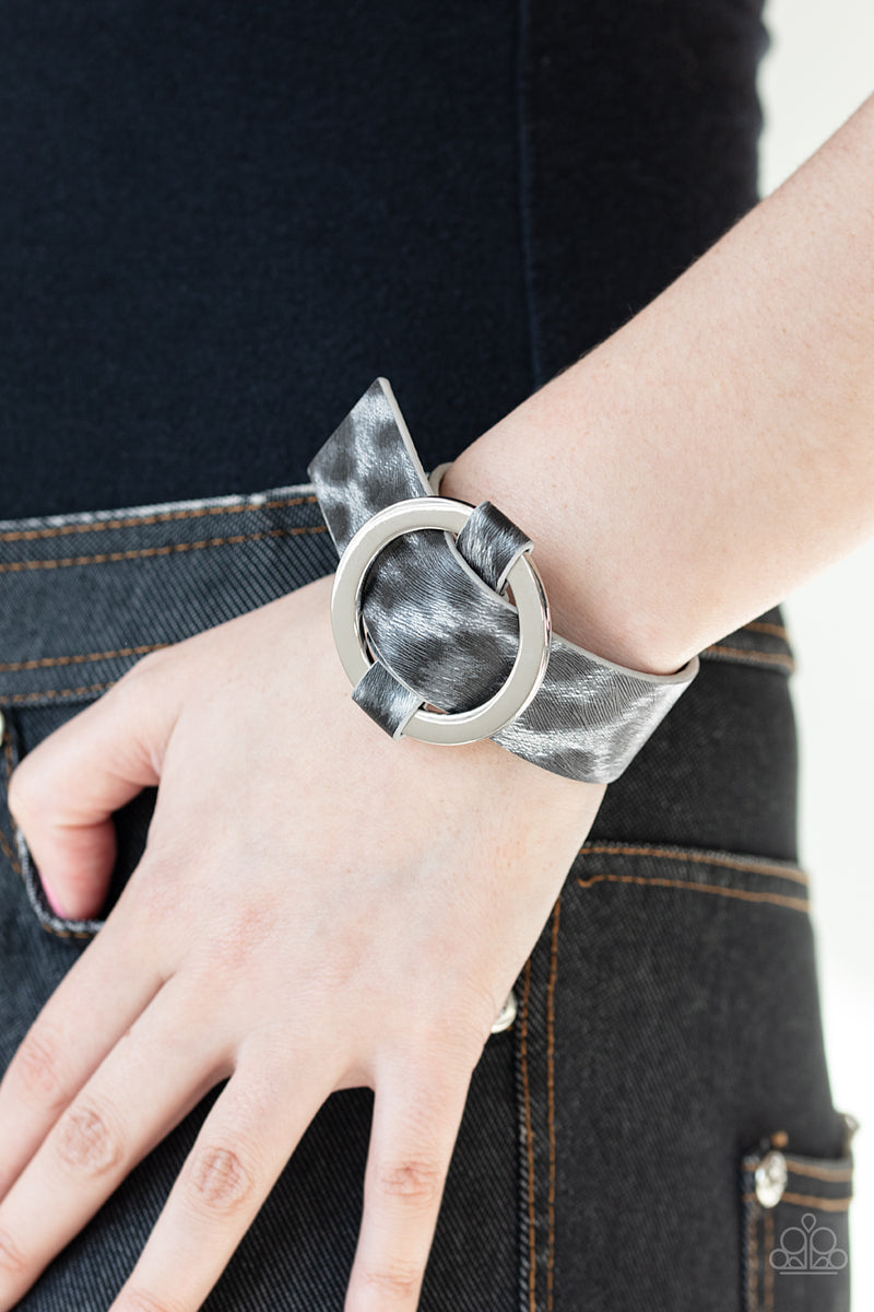 Jungle Cat Couture - Silver Bracelet - Paparazzi Accessories