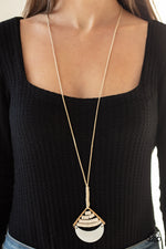 Beach Beam - Gold Necklace - Paparazzi Accessories