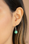 Bubbly Brilliance - Green Necklace - Paparazzi Accessories