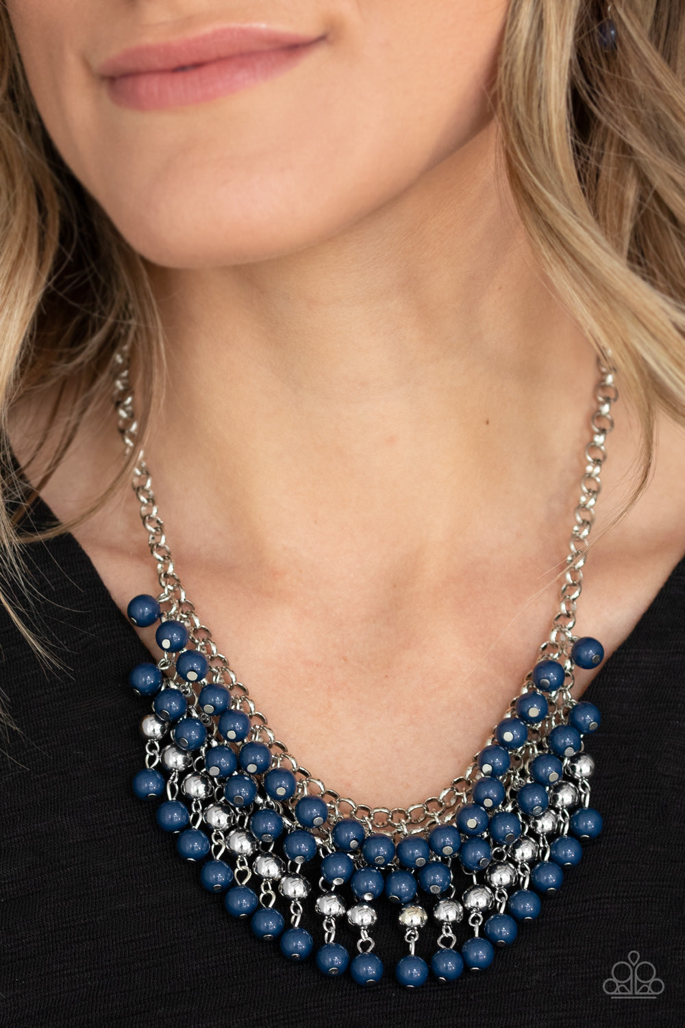 Jubilant Jingle - Blue Necklace - Paparazzi Accessories