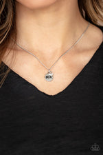 Mom Mode - White Necklace - Paparazzi Accessories