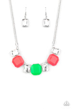 five-dollar-jewelry-royal-crest-pink-necklace-paparazzi-accessories