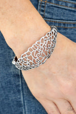Airy Asymmetry - Silver Bracelet - Paparazzi Accessories