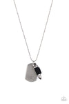 five-dollar-jewelry-proud-patriot-black-mens necklace-paparazzi-accessories